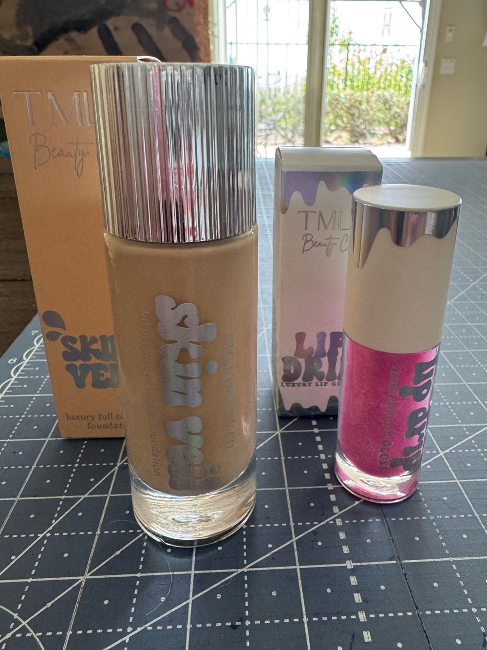 TMLL SKIN VEIL “cream beige” and LIP DRIP “cotton candy”. BRAND NEW!